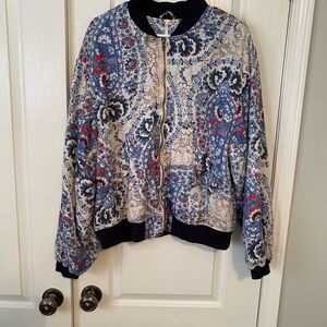 Free People Women’s Daytrip Paisley Jacket  Size Large